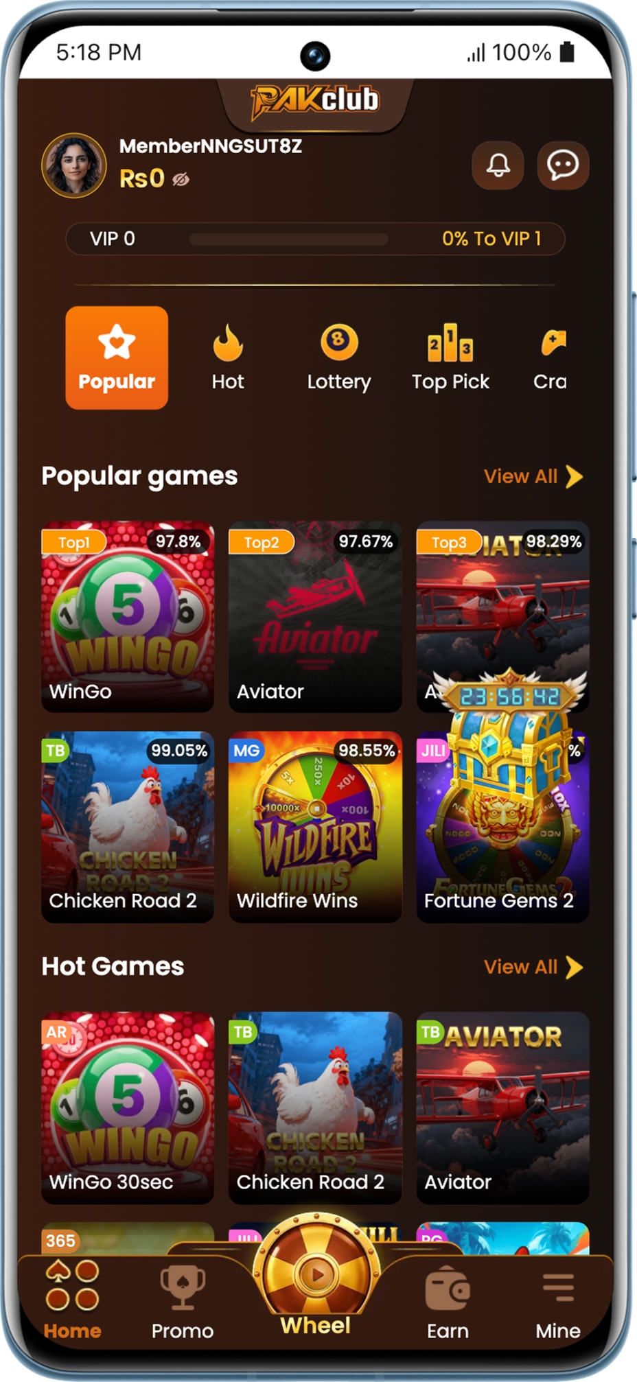 pakclub-popular-games